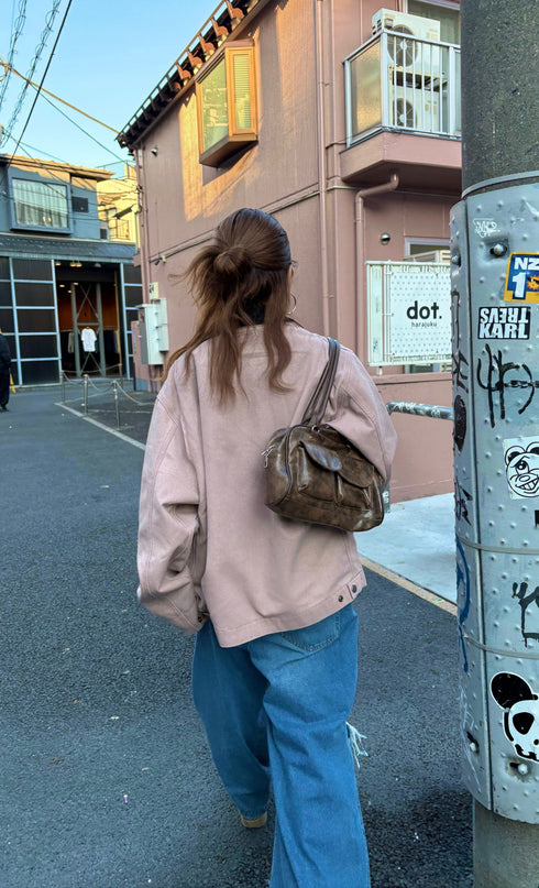 バイカラールーズブルゾン